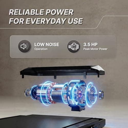 Cult Walking pad Prime Treadmill (3.5HP Peak Power) Compact & Foldable Under Desk DC Motor Treadmill | Max Weight: 120kg | Home use with Remote Control 5