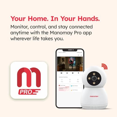 MANOMAY 3MP Wi-Fi Pan-Tilt Security Camera | BIS-ER Certified (STQC) | 360° Smart Tracking | Two-Way Audio | All Time Color Night Vision | Alexa Support | Works with Android & iOS (M1078S) 6