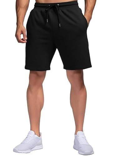 boffi ... Men's 100% Cotton Sporty Trendy Regular Daily Use Shorts (Alpha, L, Regular, Black)