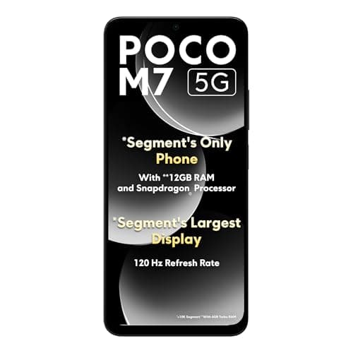 POCO M7 5G, Satin Black (6GB, 128GB) 2
