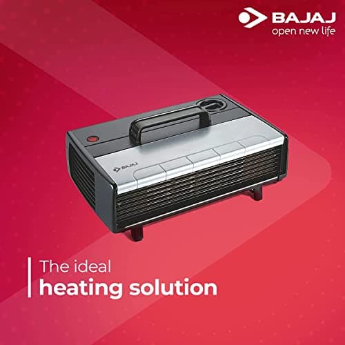 Bajaj Majesty RX 7 2000 Watts Heat Convector Room Heater | Instant Warmth | Personalized Comfort | Convenient & Elegant | Cool Touch Handle | ISI Approved 【Black】 5