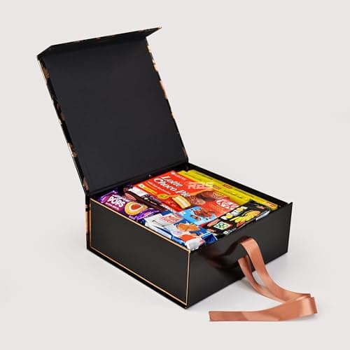 RBS® - MEDIUM Birthday Gift Boxes (26 x 26 x 10cm) Empty Gift Box for Packing (1 Pack) Holding Upto 8kg Hamper Boxes for Gift Empty Multipurpose Birthday Gift for Couple Special (Chinese Peonies) 3