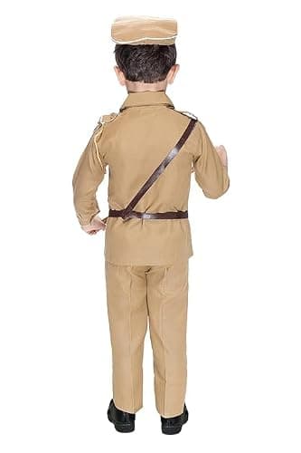 Kids Police Costume Set for Fancy Dress – Police Uniform Outfit with Cap, Badge & Accessories for Role Play, School Events & Costume Parties (1-2 Age) 2