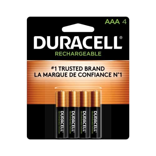 Duracell Rechargeable AAA Batteries - 4 Count