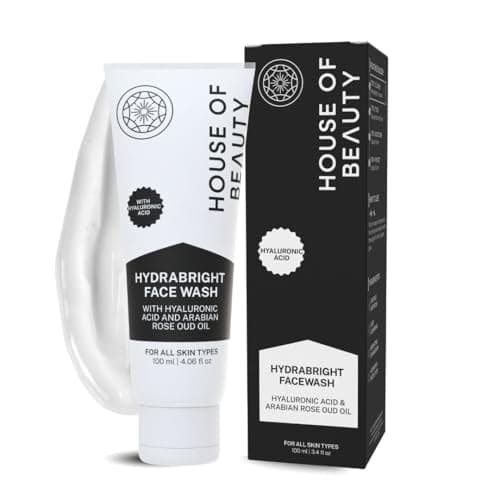 House of Beauty India HydraBright FaceWash - Face Brightening Facial Cleanser (100ml), Hydrating, Nourishing, for All Skin Types
