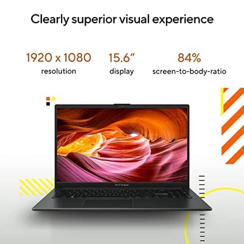 ASUS Vivobook Go 15 (2023), AMD Ryzen 5 7520U, 15.6-inch (39.62 cm) FHD, Thin & Light Laptop (8GB/512GB SSD/Windows 11/Office 2021/Alexa Built-in/Mixed Black/1.63 kg), E1504FA-NJ522WS 4
