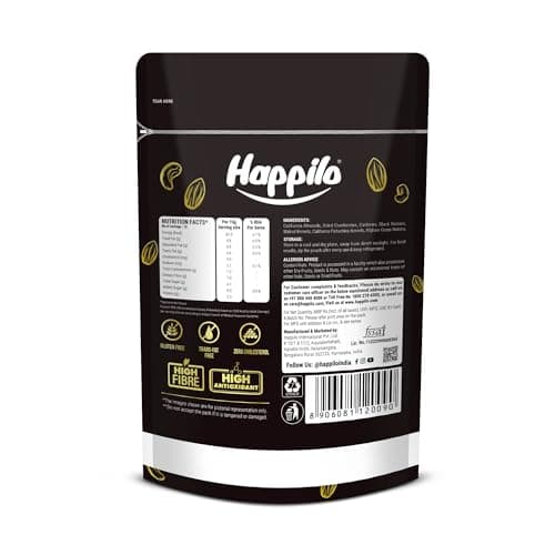 Happilo Premium International Healthy Nutmix, 200g | 7 Superfoods in 1 Mixes | Dry Fruits Contains Almonds, Cashews, Walnuts, Pistachios, Cranberries, Green & Black Raisins 2