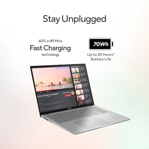 ASUS Vivobook S16 (2026),Intel Core Ultra 5 325,Intel iGPU,16GB RAM,512GB SSD,OLED, 16"(40 cm),Windows 11 Home,M365 Basic(1 Year),Office 2024, Cool Silver, 1.7 Kg, S3607AA-SH087WS, Copilot+ PC 3