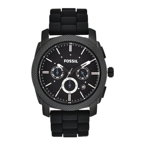 Fossil Machine Chronograph Black Dial Men's Watch-FS4487