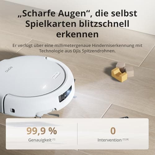 DJI ROMO S Robot Vacuum Cleaner with 25000Pa Suction, LiDAR Navigation, Self-Emptying Dock, Smart Mop System, AI Obstacle Avoidance, App & Voice Control 5