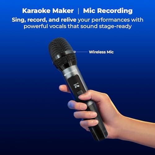 Zebronics 2026 Launch 120W Portable Party Speaker, Dual 13.33cm Drivers, Upto 7hrs Playback, Wireless Mic, TWS Function, 9 RGB Modes, BTv5.3, USB & AUX, Rapid Charge, Carry Handle (Party FYRE 700) 4