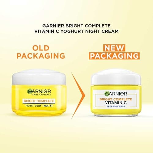 Garnier Skin Naturals, Night Cream, Anti-Dark Spots & Brightening, Bright Complete Vitamin C Yoghurt, 40 g 2