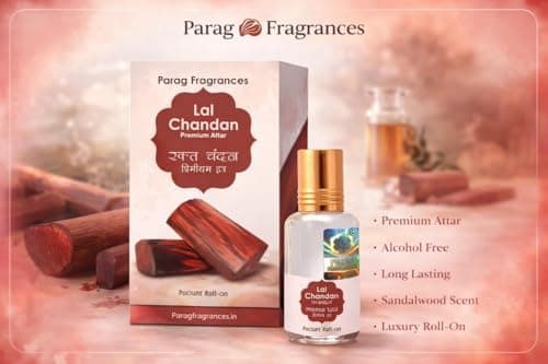 Parag Fragrances Real and Natural Lal Chandan (Red Sandalwood) Attar For Personal and Religious Use (Lal Chandan) 2