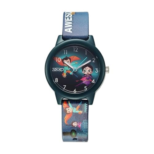 Zoop Chhota Bheem Analog Watch with Blue Dial & Blue Strap for Boys Girls Kids, from House of Titan - 16042PP06FW