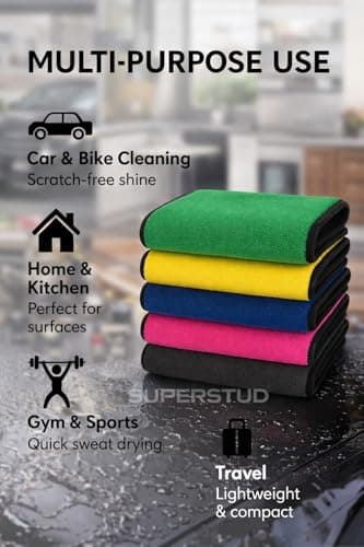 Car Vacuum Cleaner 3 in 1 + Car Dust Microfiber Cloth || Vacuum Cleaner for Home Use Wet and Dry With Dust Removal Cloth for Home/Cars/SUV/All Types of Vehical - || Best Car Accessories 2026 4