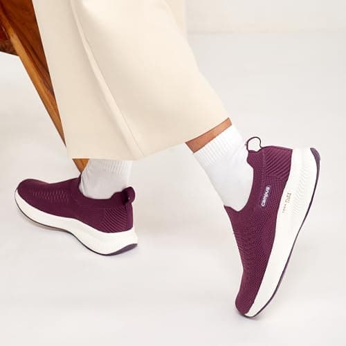 Campus Women's Annie Walking Shoes PRPL/SIL - 6UK/India 5