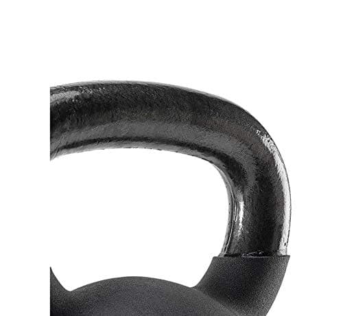 Jimwalt Jimwalt Premium Black Series Neoprene Coated Solid Kettlebell - Non Slip Grip| Reach Compliant| From the House of Healthycliq| Sedex Certified| Strength Training Weight for Home Gym 12 KG (26. 5