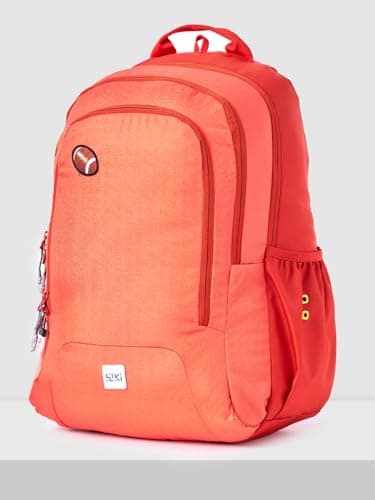 Wiki Stylish Unisex Backpack 3 Durable & Lightweight backpack for Men & Women | Backpack for Office, Gym, Travel (33.5 Litre, Orange) 2