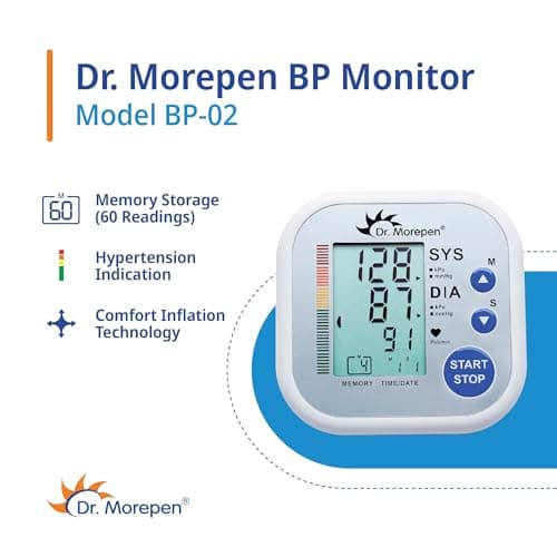 Dr. Morepen Blood Pressure Monitor Model BP-02 2