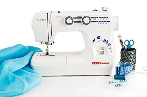 Usha Janome Wonder Stitch Automatic Zig-Zag Electric Sewing Machine ||Free Sewing Kit || 13 Built-In-Stitches || 21 stitch Function(White) With complementary Sewing Lessons in Nine languages 3