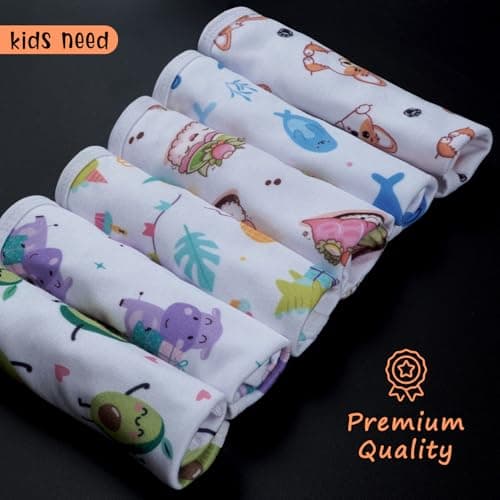 Kids Need Premium langots for new born 0-6 months (12 Pack) Super Soft Double Layered nappy Breathable cotton cloth nappies for new born baby essentials | NP2 5