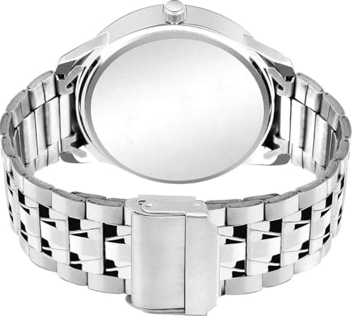 Men's Classic Fashion Watch with Roman Numeral Display and Comfortable Metal Bracelet 4