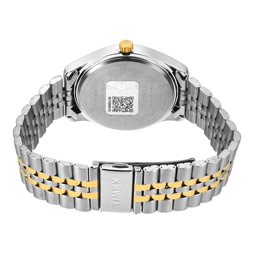 TIMEX Analog Watch for Man with Silver-Tone Round Dial & Silver Stainless Steel Bracelet Band Water Resistant Men's Wrist Watches - TWEG25200 5