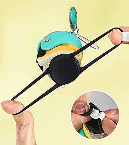 wolpin Bicycle Decor for Bike Car Dashboard Cute Cat with Helmet and Fan Car Interior Decoration Accessories Desk Decoration, Bicycle, Acrylonitrile Butadiene Styrene, 8cm, 3cm 5