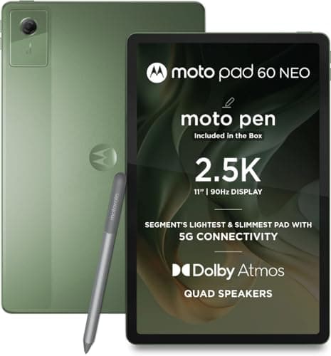 Moto Pad 60 Neo 5G (Pantone Bronze Green, 4GB RAM, 128GB Storage)