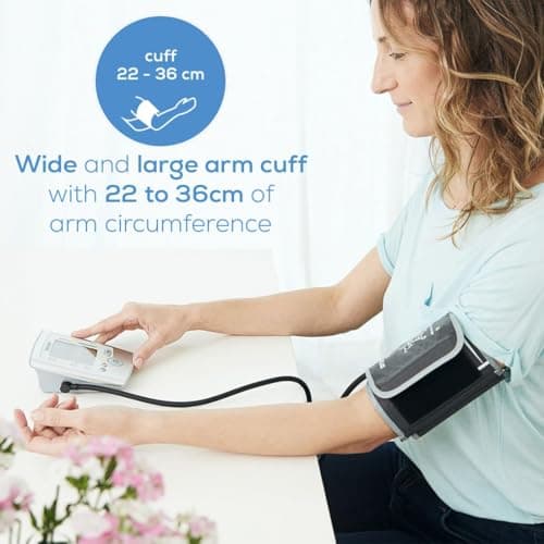 Beurer BM35 Fully Automatic Digital Blood Pressure Monitor with Large Display/Color - Grey 5