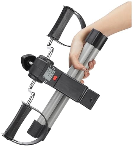 Amazon Basics Mini Bike Digital Pedal Exerciser | Mini Cycle for Home Workout with Fixing Strap, Adjustable Resistance & LCD Display | Versatile Workout Equipment |Black 4