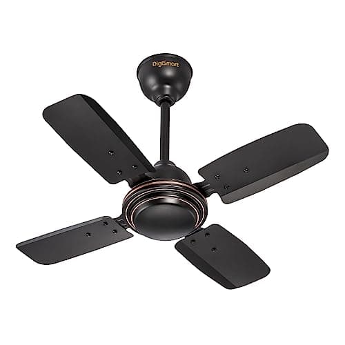 DIGISMART Uphaar 600 MM Ceiling Fan 850 RPM High Speed Air Delivery with 4 Blades, Anti-Dust Coating, 2 Years Warranty - Uphaar Brown