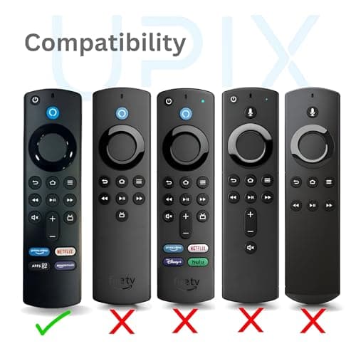 Upix Compatible Amazon Fire TV Stick 3rd Generation Smart TV Remote No. 1113 | with Voice | Exactly Same Remote Will Only Work | Will Work with FIRE TV Stick ONLY | Pairing is Required 4