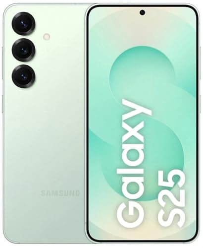 Samsung Galaxy S25 5G (Mint, 12GB RAM, 128GB Storage) | Snapdragon 8 Elite for Galaxy Processor | 50MP Triple Camera | 6.2-inch Dynamic AMOLED 2X Display | 4000mAh Battery | 5G Smartphone