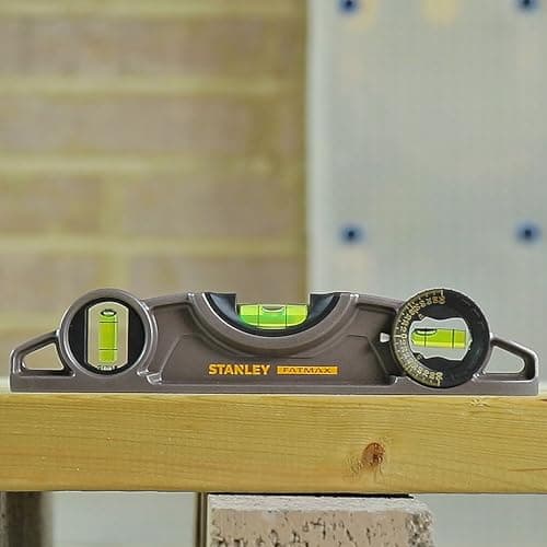 STANLEY 43-609I Premium 9-inch Aluminium Fatmax Xtreme Magnetic Torpedo Level (Black) 3