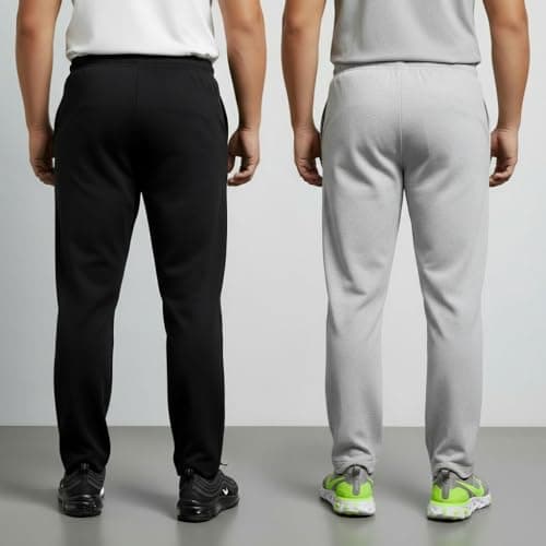 THE SOUTH STORE Men's Multi Color Regular Fit Cotton Plus Size Track Pant | Plus Size Lower/Track Pants Combo Pack 2 2