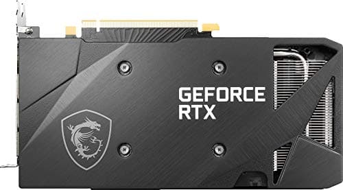 MSI Gaming GeForce RTX 3060 gddr6 pci_e_x16 12GB 15 Gbps GDRR6 192-Bit HDMI/DP PCIe 4 Torx Twin Fan Ampere OC Graphics Card (RTX 3060 Ventus 2X 12G OC), Black 4