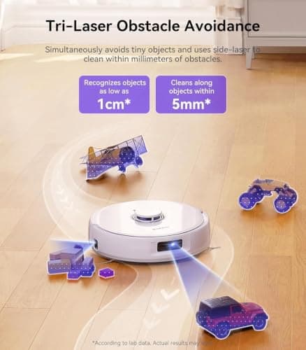 NARWAL Freo X Ultra 2.0 Robot Vacuum & Mop Combo, 12000Pa Suction, Auto Mop Drying/Washing, Zero-Tangling, DirtSense™, Maintenance-Free Base, 3D Mapping, Google Home, Alexa, Siri Compatible 2026 5