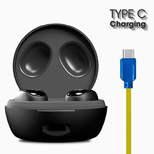 ZEBRONICS Zeb-Sound Bomb 1 TWS Earbuds with BT5.0, Up to 12H Playback, Touch Controls, Voice Assistant, Splash Proof with Type C Portable Charging Case (Black) 5