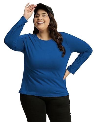 Elite soul-Womens Plus Size Full Sleeve t Shirts-Full Sleeve Tshirt for Women for Gym