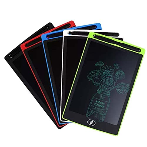 Quickous LCD Writing Pad with Screen 21.5cm (8.5-inch) for Drawing, Playing,3 4 5 6 7 8 Year Old Girls or Boys Handwriting Gifts for Kids & Adults,Notepad to Save and Share Your Child' creatives