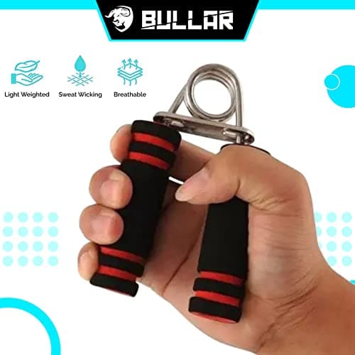 BULLAR Home Gym Set, 8kg to 20kg with 3 Straight Curl Rod and 2 Dumbbell Rods, Gym Combo, and Home Workout Equipments with PVC Weights Plates (16kg Set) 6