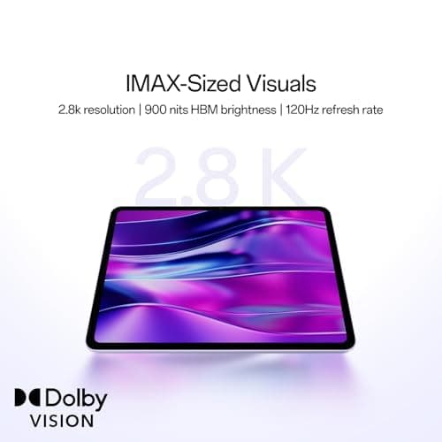 OnePlus Pad Go 2, 30.73 cm (12.1 inch) 2.8K Display, Dolby Vision™, 120Hz Refresh Rate, Quad Speakers, AI, 10050 mAh Battery, Wi-Fi Tablet, 8GB RAM 128 GB Storage, Shadow Black 3