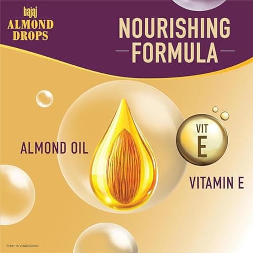 Bajaj Almond Drops Anti Hairfall Shampoo 340ml (Pack of 2) 4