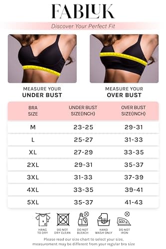 Fabluk Women Polyester Spandex High Impact Front Zip Sports Bra Fitness Criss Cross Back Crop Tops Tank Gym Yoga Workout, Size: M-5XL (in, Alpha, 3XL, 805-White) 3