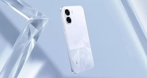 OPPO K14x 5G Smartphone, 6GB RAM, 128GB Storage, ICY Blue, Dual Camera, 48-Month Fluency Protection 3