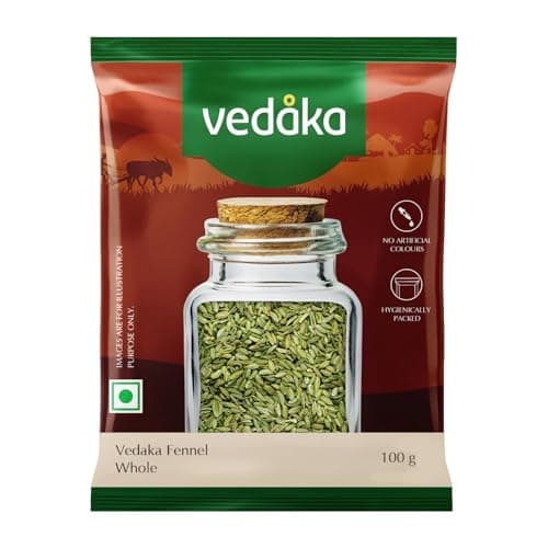 Amazon Brand - Vedaka Fennel Whole | 100 G | Saunf