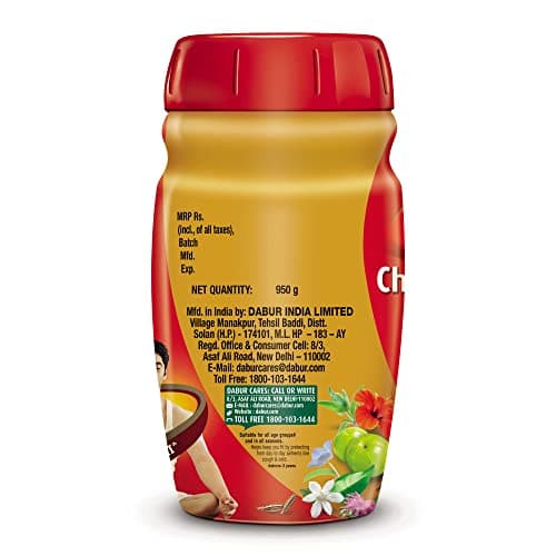 Dabur Chyawanprash - 950g | 3X Immunity Action | With 40+ Ayurvedic Herbs | Helps Build Strength & Stamina | Builds Overall Health | Ayurvedic Health Supplement | Good for Digestion & Respiration 6