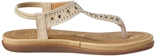 Bata Comfit Diamonte E Women's Beige Sandals - 8 UK (6618942) 4