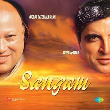 SANGAM : NURSAT FATEH ALI KHAN & JAVED AKHTAR - LP VINYL RECORD